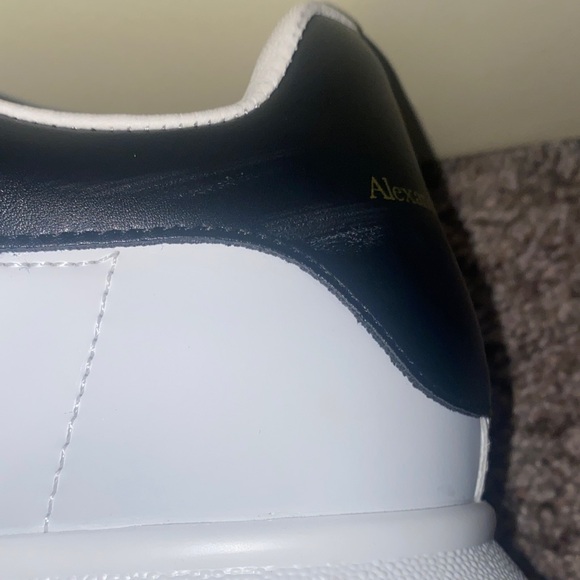 Alexander McQueen White and Black Sneakers - Picture 6 of 6